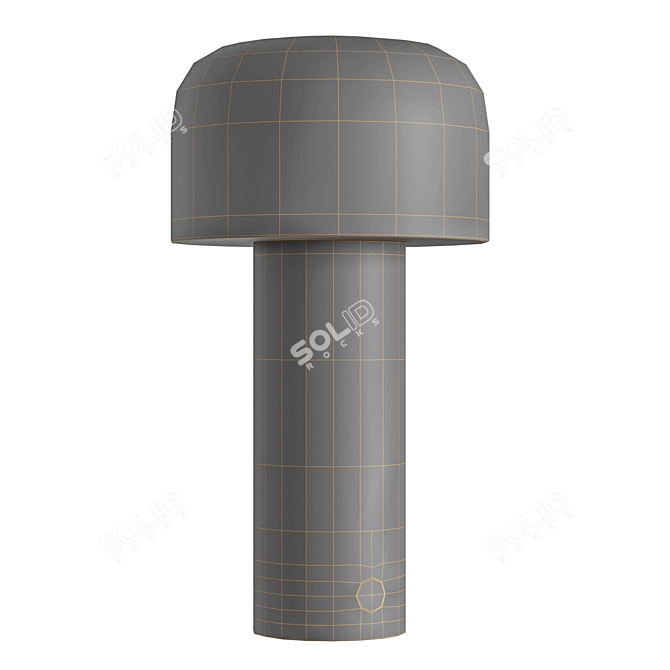 Portable Rechargeable Bellhop Table Lamp 3D model image 7