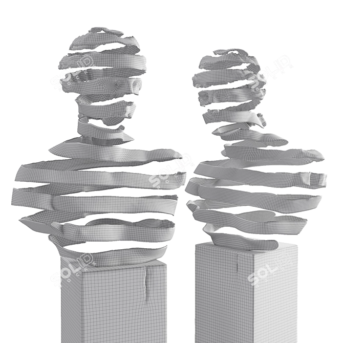 Venus Pearl Art Sculpture 3D model image 7