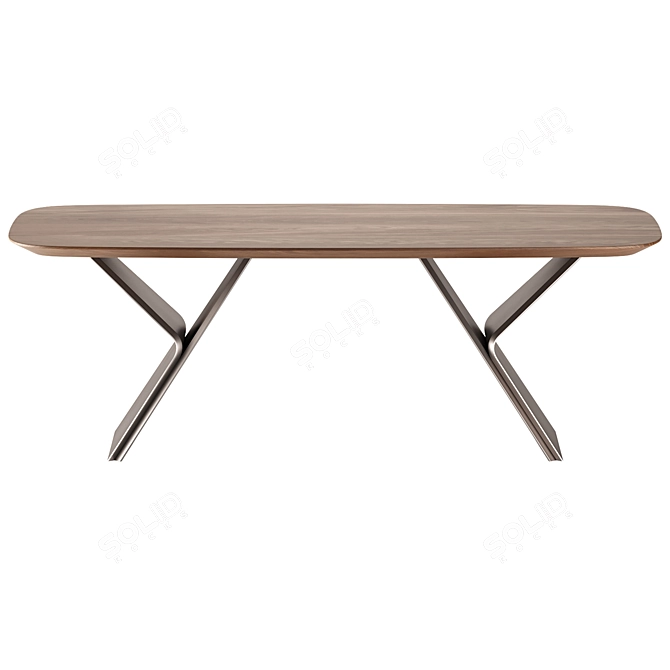 Modern Chic Metaverso Dining Table 3D model image 3