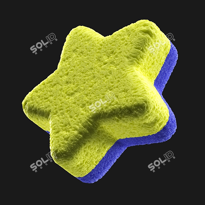 Title: Procedural Sponge Material 3D model image 5