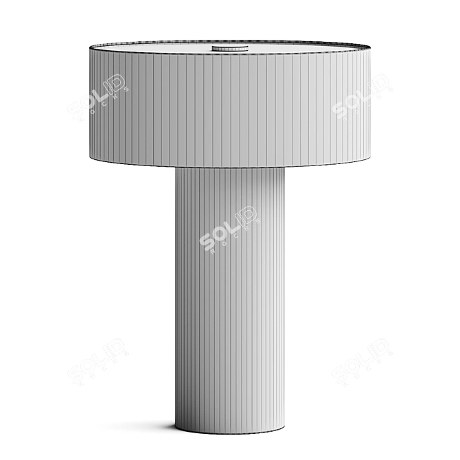 Elegant Solstice Table Lamp 3D model image 3