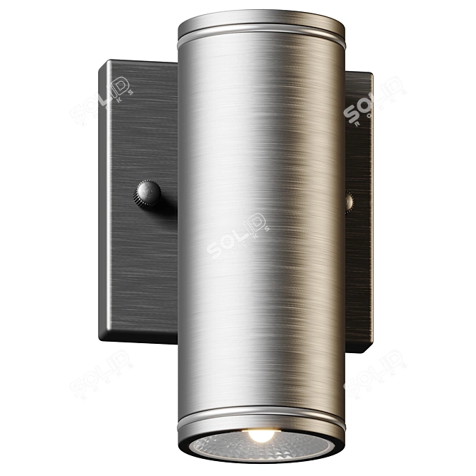 Beverly Outdoor LED Cylinder Light 3D model image 1