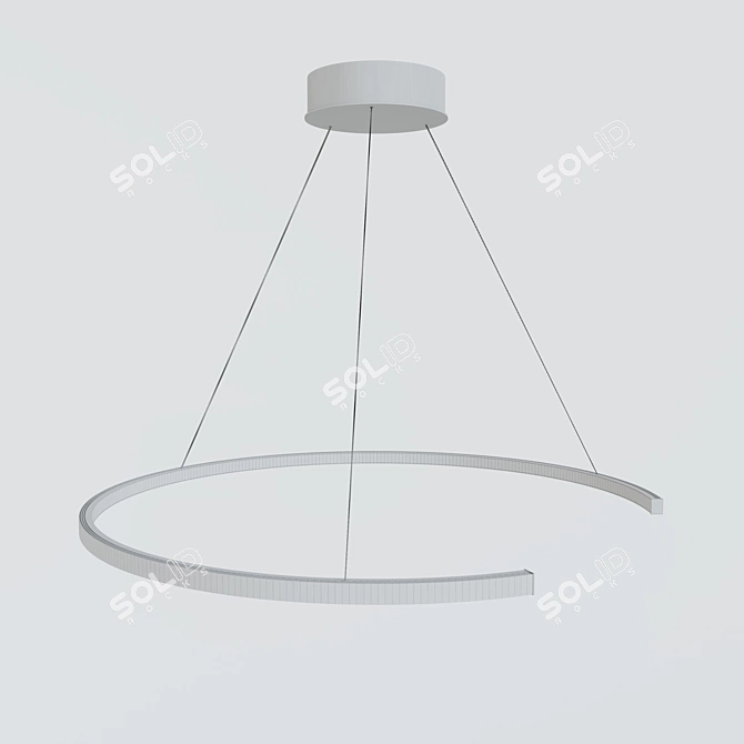 Anake Ring Chandelier - Glode's Striking Lighting 3D model image 4