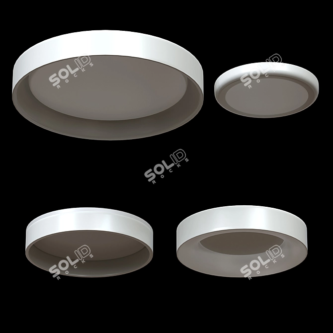  Stylish LED Ceiling Lights 3D model image 1