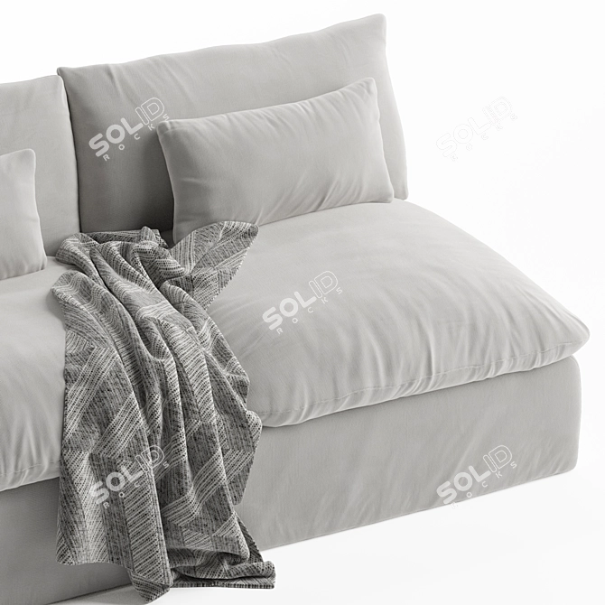 Cozy Contemporary ARIA Sofa 3D model image 5