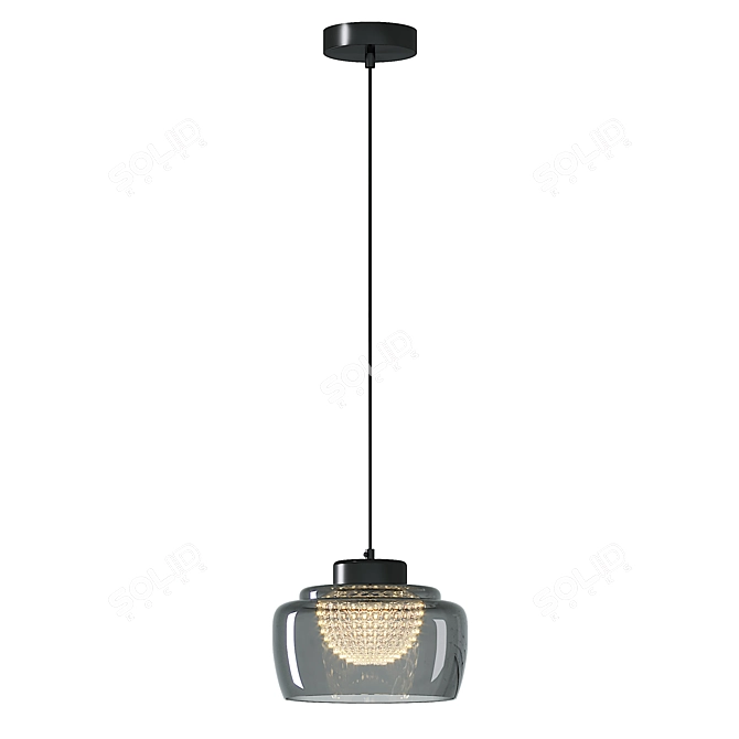 Elegant Pendant Light Fixture MILES 3D model image 2