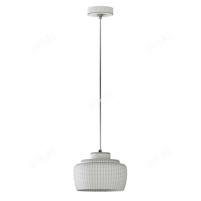 Elegant Pendant Light Fixture MILES 3D model image 5