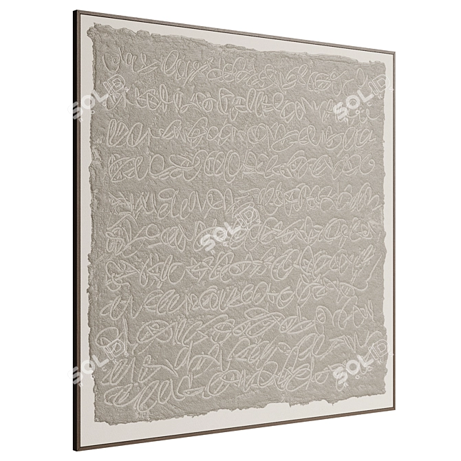 Pre-rendered Code Gray Panels 3D model image 2