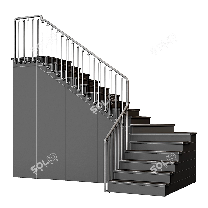 Marble Staircase Marvel 28 3D model image 4