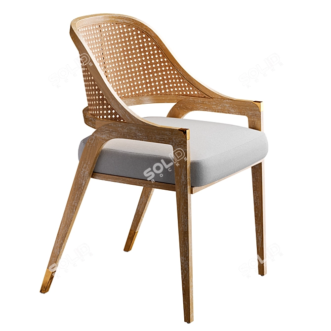 A-Frame Dining Chair | Modern Design 3D model image 2