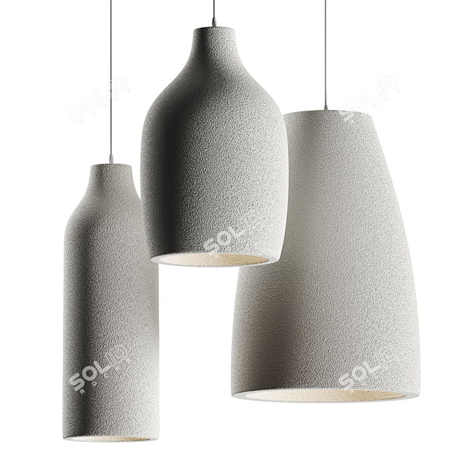 Elegant Pendant Lighting Collection 3D model image 2