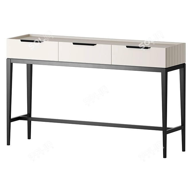 Elegant Metropolitan Console by Dantone 3D model image 2