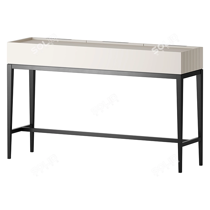 Elegant Metropolitan Console by Dantone 3D model image 3