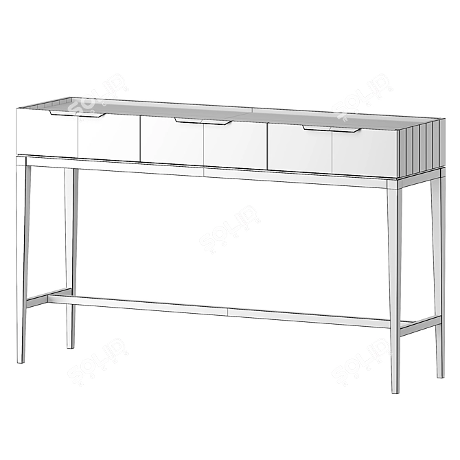 Elegant Metropolitan Console by Dantone 3D model image 4