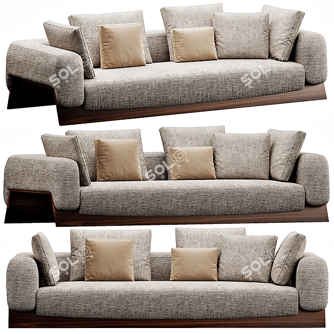  BOLDLY MODERN SOFA, 270CM 3D model image 1