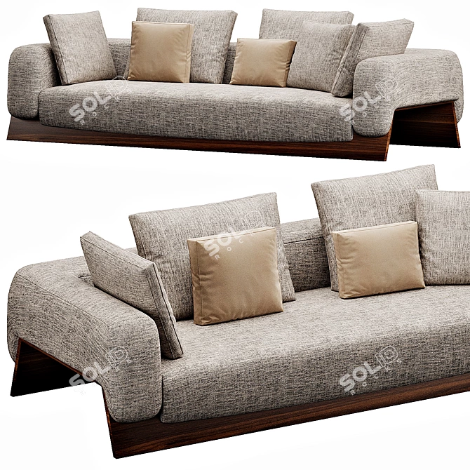  BOLDLY MODERN SOFA, 270CM 3D model image 3