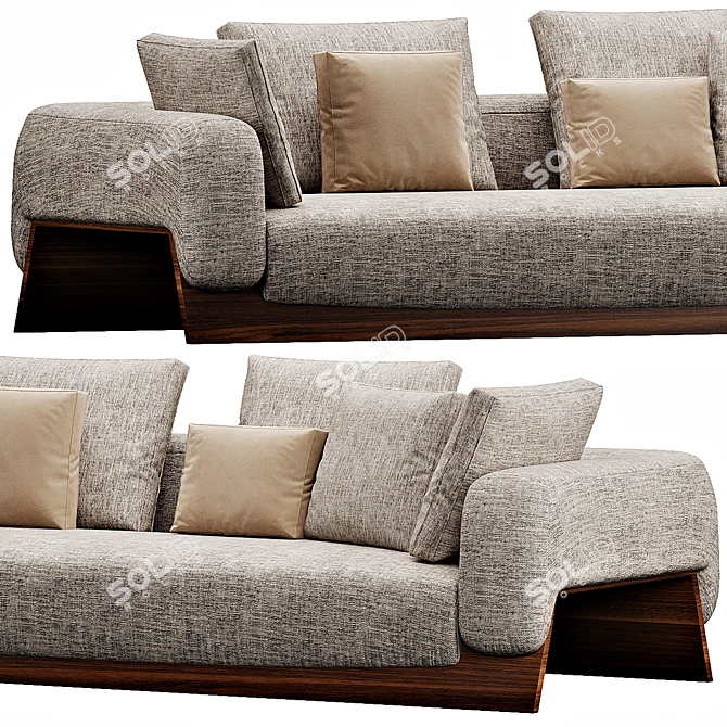  BOLDLY MODERN SOFA, 270CM 3D model image 4