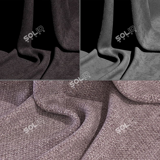 Title: Night Sky Fabric Collection 3D model image 2