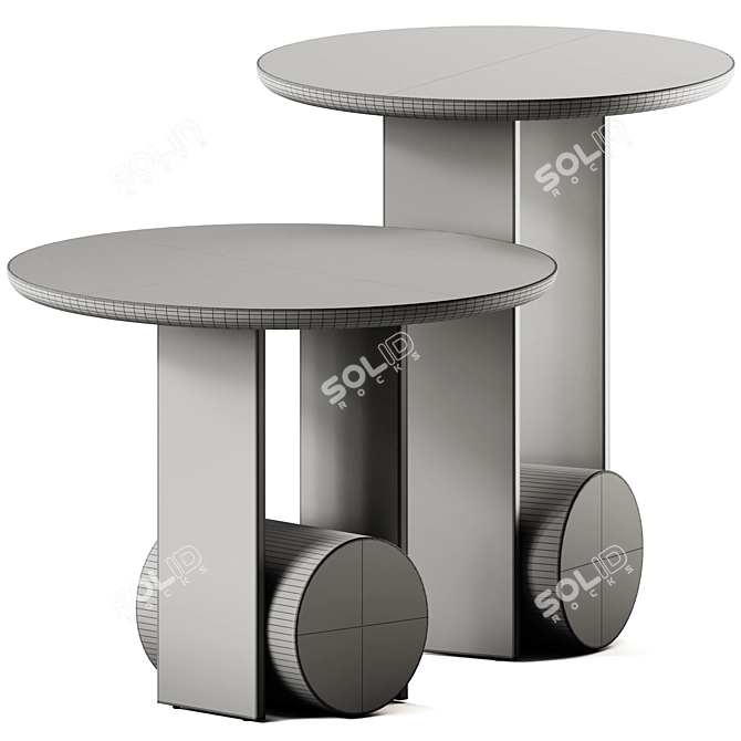 Elegant Bonaldo Element Coffee Tables 3D model image 4