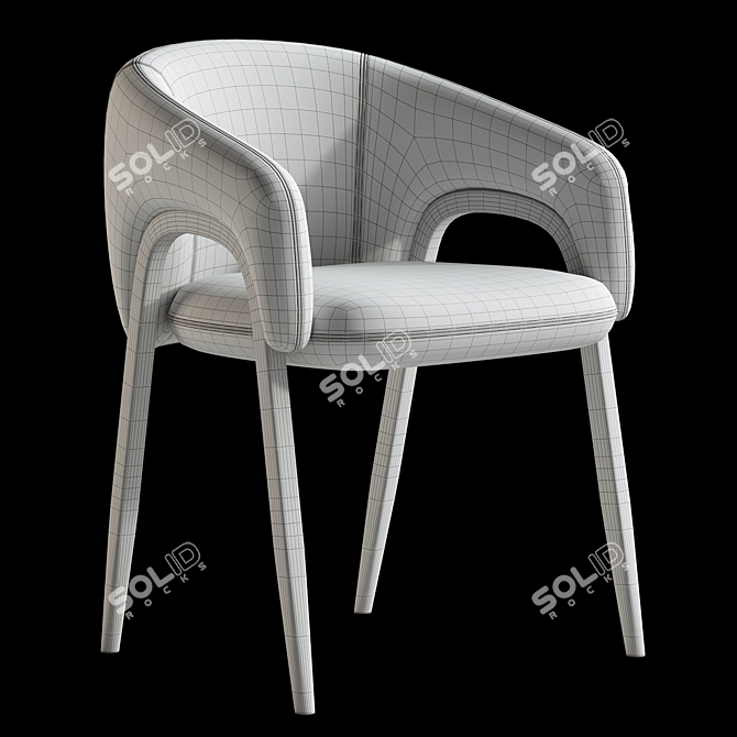 Modern Armchair Bonaldo Alley 3D model image 5