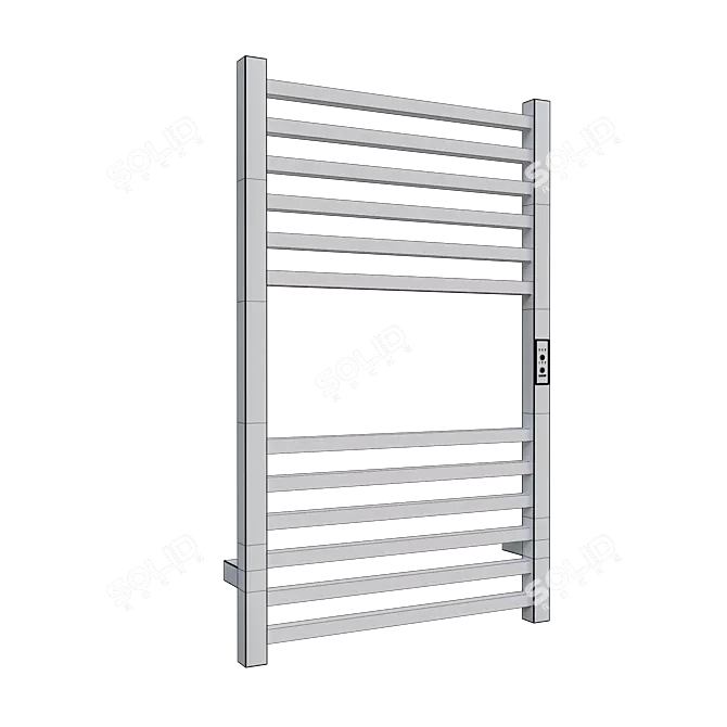 Electric Towel Warmer Asti Pulsante 3D model image 4