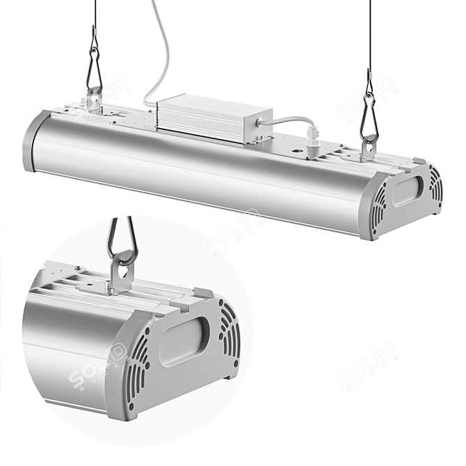 Industrial Luminaire SV-GWR 3D model image 2