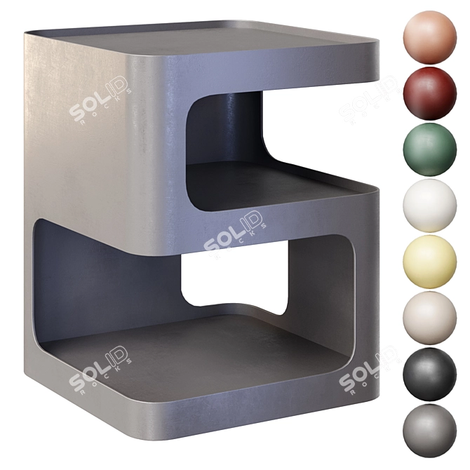 Brum Bedside Table from Divan.ru 3D model image 1