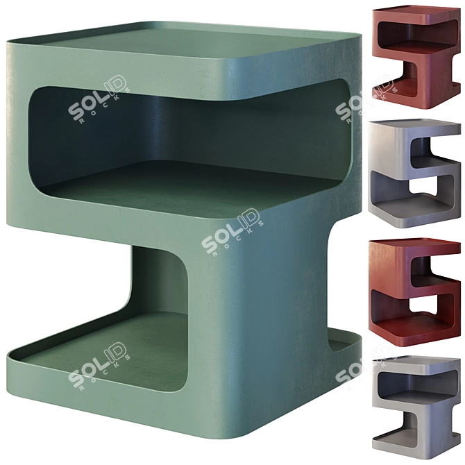 Brum Bedside Table from Divan.ru 3D model image 3