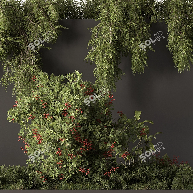 Outdoor Plant Box Set 3D model image 2