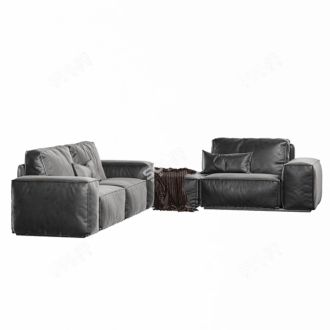 Designer Sofa for Modern Interiors 3D model image 4