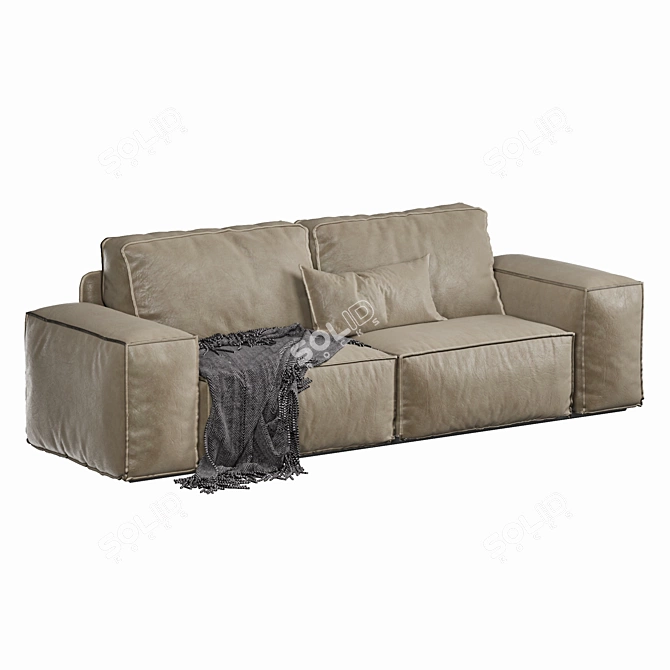 Designer Sofa for Modern Interiors 3D model image 6