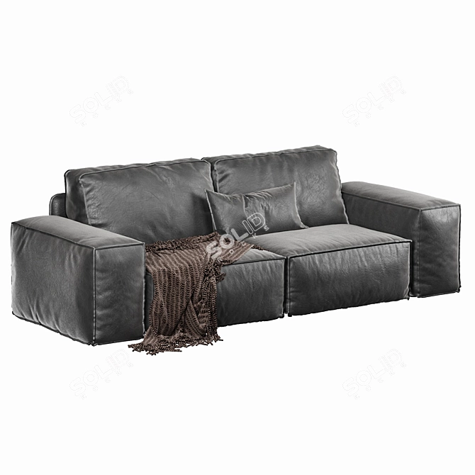 Designer Sofa for Modern Interiors 3D model image 12