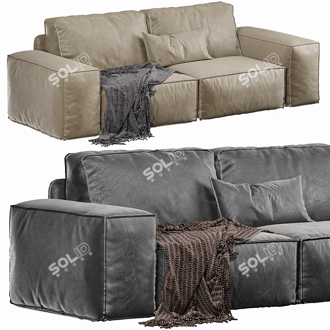 Designer Sofa for Modern Interiors 3D model image 13