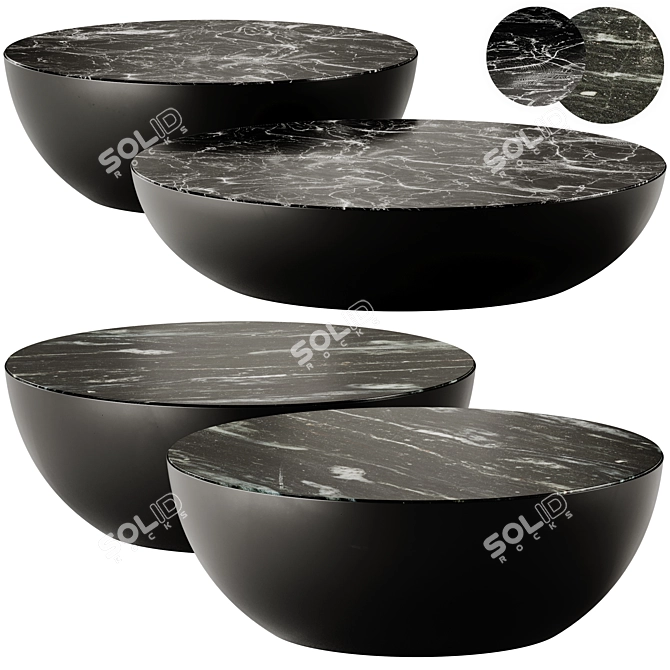 Bonaldo Planet Coffee Tables - Sleek and Modern 3D model image 1