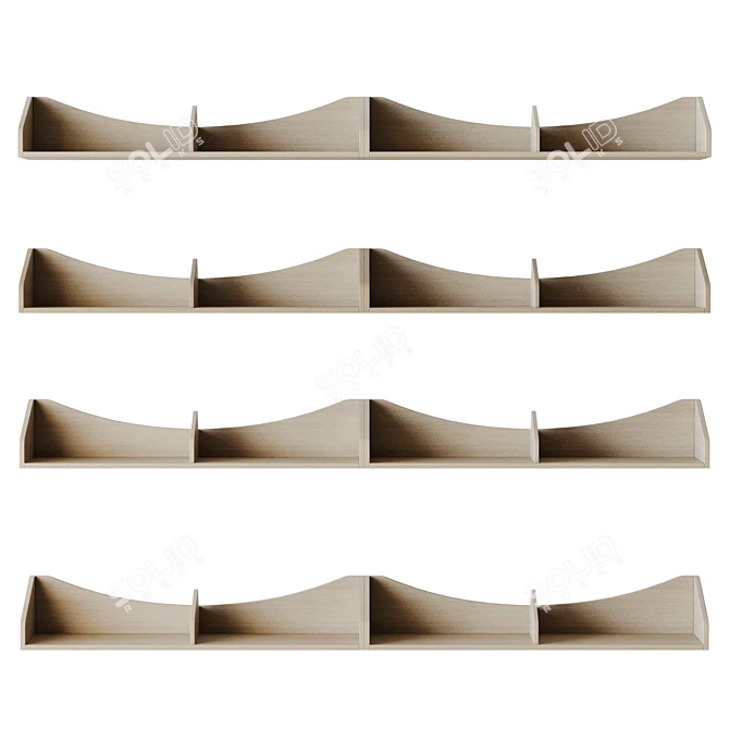 Modern Art The Hulso Shelf 3D model image 5