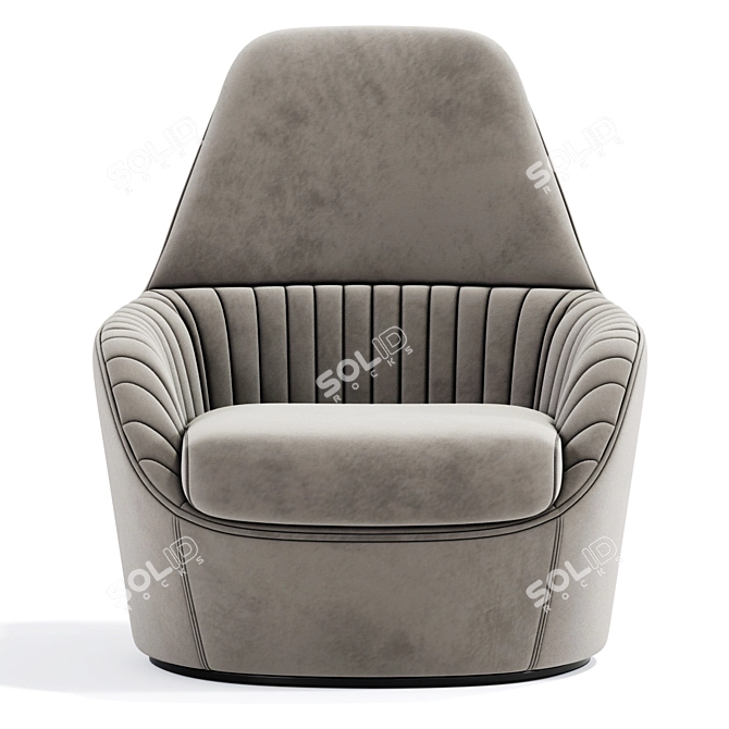 Modern Luxury Armchair 3D Model 3D model image 2