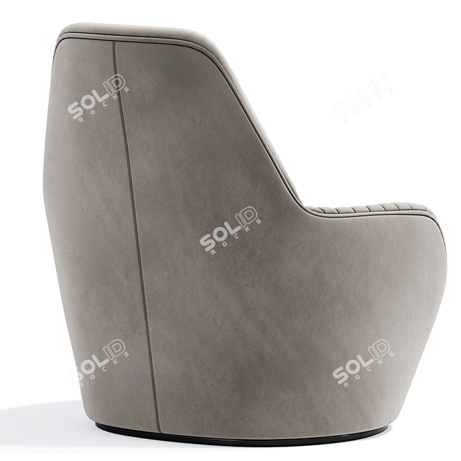 Modern Luxury Armchair 3D Model 3D model image 4