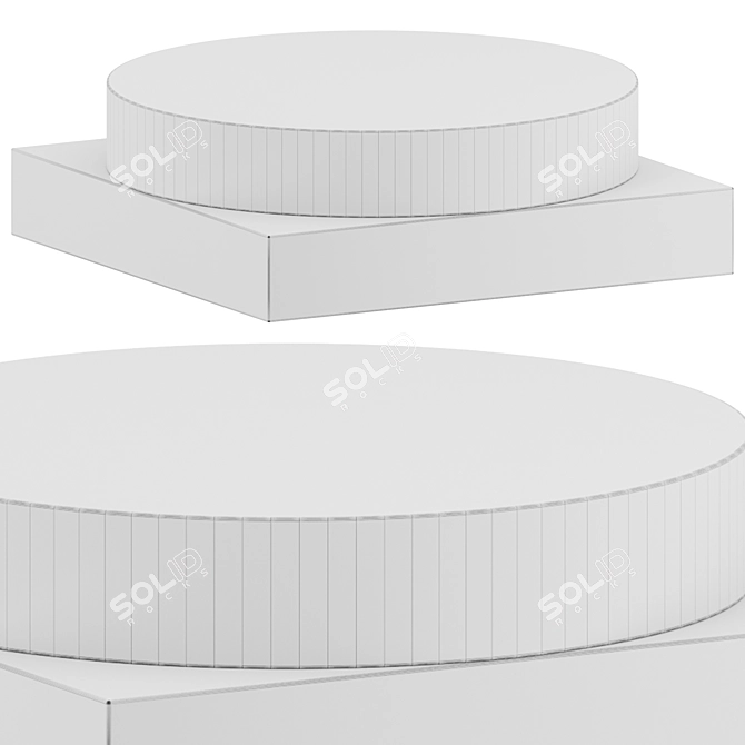 Modern Cube Coffee Tables: Noga 3D model image 5