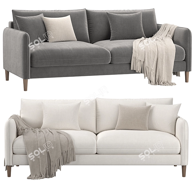 Modern Classic Randy Sofa 3D model image 3