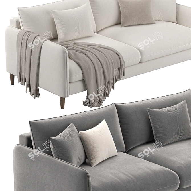 Modern Classic Randy Sofa 3D model image 4