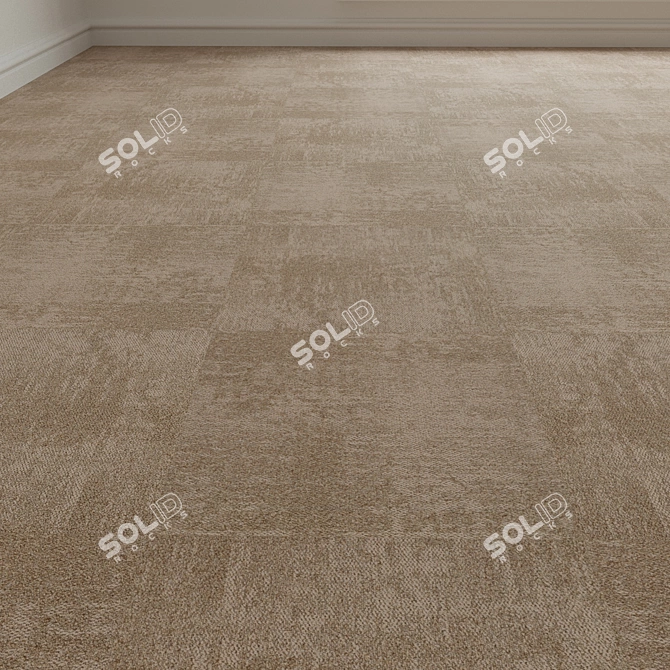 Tessera Infused Carpet Tiles Eurhythmic 3D model image 1