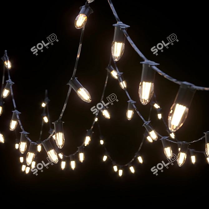 Adjustable Candle Garland Plugin 3D model image 4