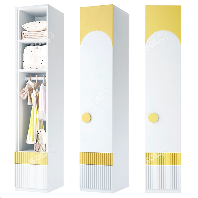 Mamka Rolo Bangma-1 Wardrobe 3D model image 1