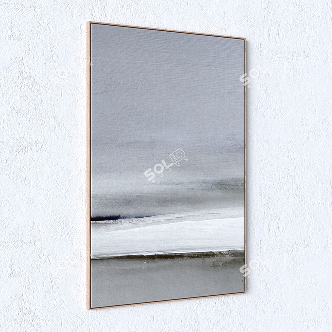 Abstract Wall Paintings Set 3D 3D model image 4