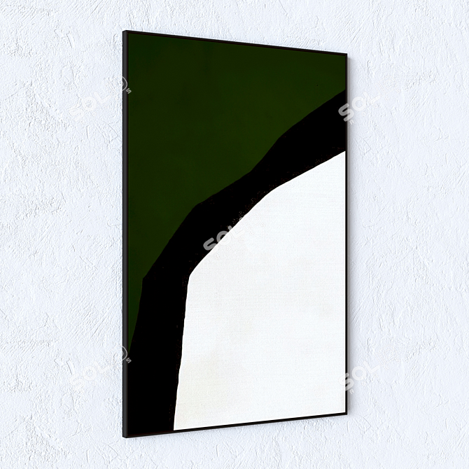 Modern 3D Wall Art Prints 3D model image 4