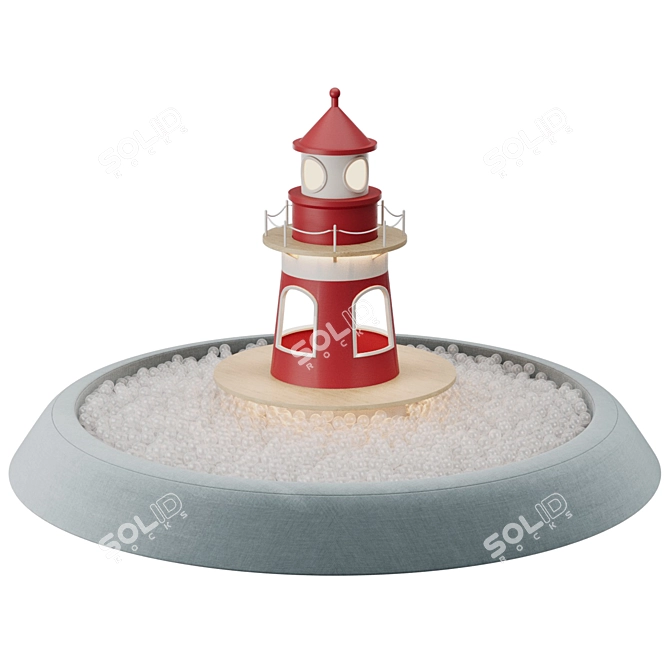 Lighthouse Climber Ball Pit Toy 3D model image 1