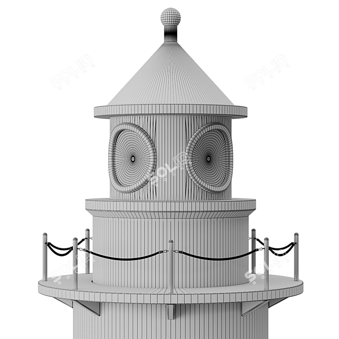 Lighthouse Climber Ball Pit Toy 3D model image 5