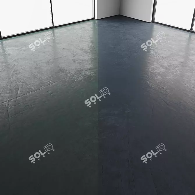 Seamless Concrete Flooring Texture 3D model image 6