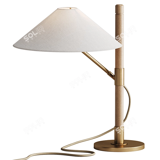 Elegant Devon Table Lamp Offer 3D model image 1