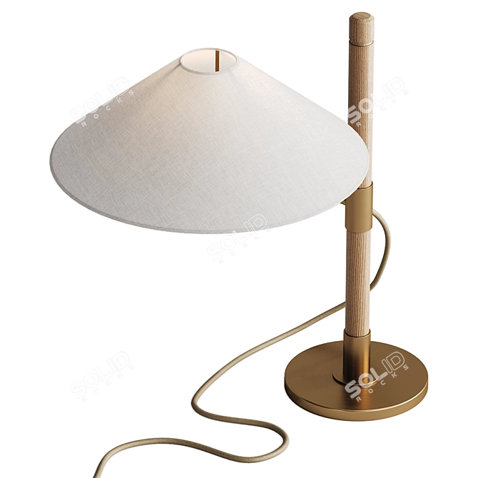 Elegant Devon Table Lamp Offer 3D model image 2